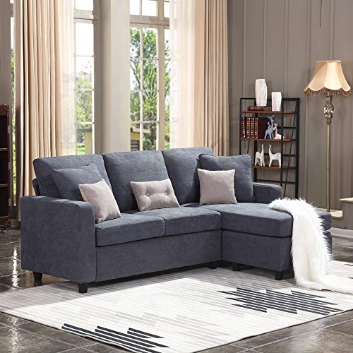 HONBAY Convertible Sectional Sofa Couch 